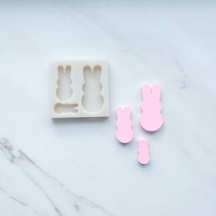 PEEP BUNNY SILHOUETTE TRIO MOLD