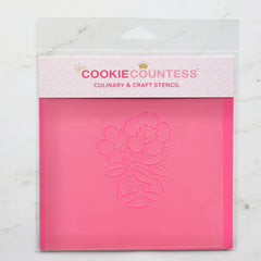 SPRING FLOWER POT PYO STENCIL