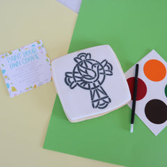 STAINED GLASS CROSS STENCIL