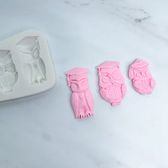 GRADUATION OWL TRIO MOLD