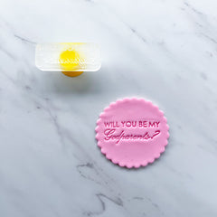 WILL YOU BE MY GODPARENTS? PLAQUE EMBOSSER
