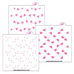 Ice Cream Cones Stencil Set