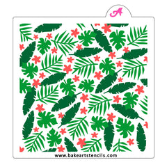 Jungle Burst Cookie Stencil Set