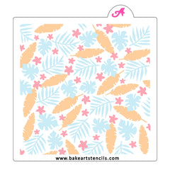 Jungle Burst Cookie Stencil Set