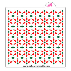 Kaleidoscope Quilt Pattern Stencil