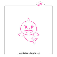 Kid Shark PYO Cookie Stencil