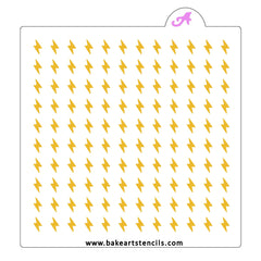 Lightning Bolt Sprinkles Stencil