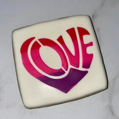 Love Heart Cookie Stencil