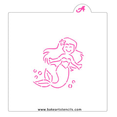 Mermaid PYO Cookie Stencil