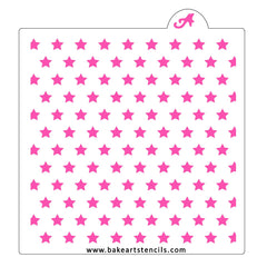 Mini Stars Pattern Cookie Stencil