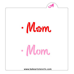 Mom Gift Tag Stencil