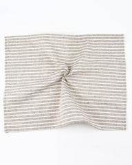 Simple Plain Striped Cotton Dinner Cloth Napkins