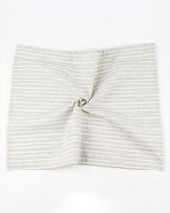 Simple Plain Striped Cotton Dinner Cloth Napkins