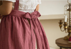 Vintage French Country Style Cotton Apron