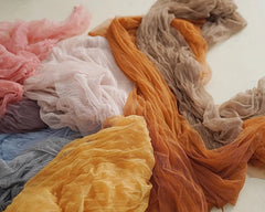 Soft Dyed Cotton Gauze Napkin/Backdrop