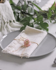 Linen Fringed Napkins