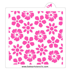 Pretty Garden Pattern Stencil