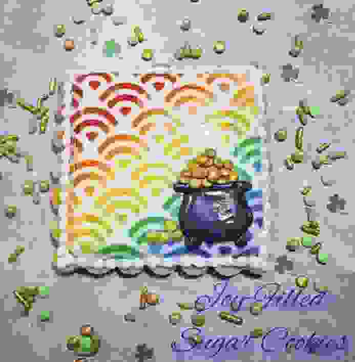 Rainbow Pattern Cookie Stencil | Cake Craft Shoppe, LLC