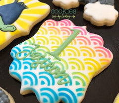 Rainbow Pattern Cookie Stencil