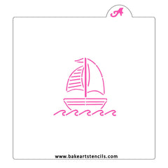 Sailboat PYO Cookie Stencil