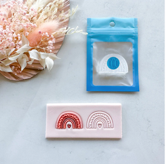 BOHO RAINBOW LAYER STAMP BY CAKE SERA SERA