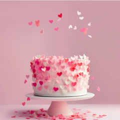 SMALL HEARTS VALENTINE WAFER DECORATIONS BY SPRINKS