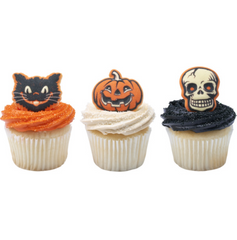 VINTAGE FRIGHT EDIBLE DECORATIONS
