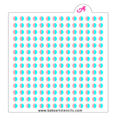 Small Double Dotted Pattern Stencil