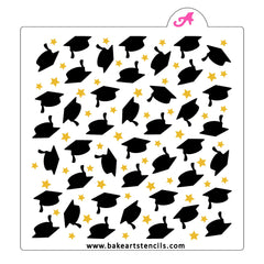 Star Grad Pattern Cookie Stencil Set