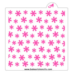 Starry Confetti Pattern Stencil