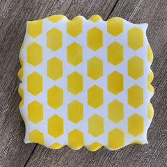 Stretched Honeycomb Pattern Stencil