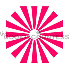 SUNBURST STENCIL