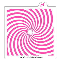 Swirly Sunburst Cookie Stencil