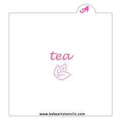 Tea Bag Cookie Stencil