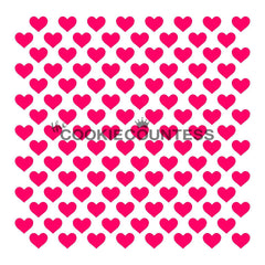 TINY HEARTS STENCIL