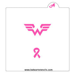 Wonder Ribbon Cookie Stencil