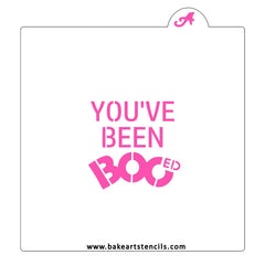 You've Been Booed Cookie Stencil