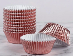 Baking Cups - Rose Gold Foil - 200 ct. - bulk