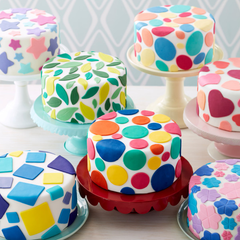 Wilton Round-Shaped Fondant Cut-Out Set, 6-Piece
