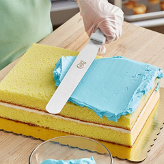 8" Blade Offset Baking / Icing Spatula with Plastic Handle