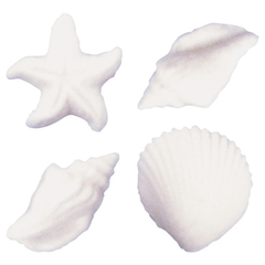 Seashells and Starfish Assortment Dec-Ons® Decorations - BULK- 144 CT