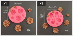 Silicone Rose Mold Set of 1