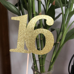16th Birthday Centerpiece Anniversary Centerpiece Sticks
