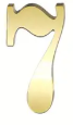 Golden Mirror Numbers 0-9