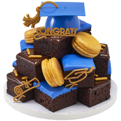 Blue Grad Cap With Tassel