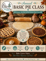 Basic Pie Class - November 12th - 6:00 to 8:30pm