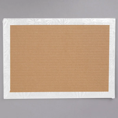Cake Board - 1/4 Sheet White Wrap - 24ct - Bulk
