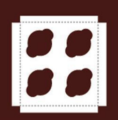 Cupcake Insert - 4 Cavity 100 ct