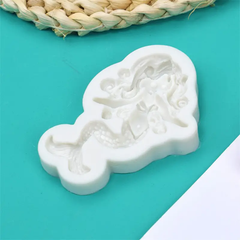 3D Mermaid Fondant Mold 1pc