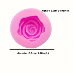 Rose Pendant Silicone Mold,